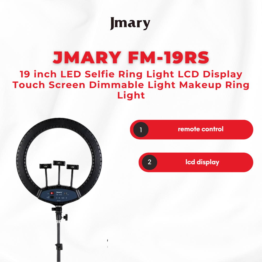 Jmary FM-19RS 19 inch LED Selfie Ring Light