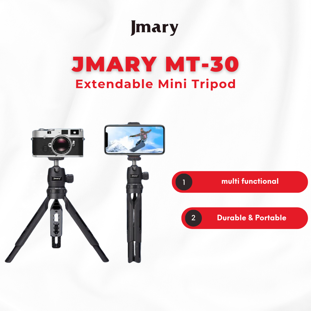 Jmary MT-30 Extendable Mini Professional Tripod