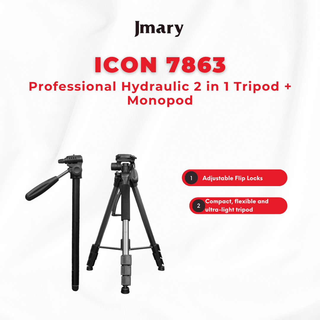 ICON 7863 Professional Hydraulic Tripod