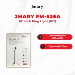 Jmary FM-536A 10″ inch Ring Light (KIT)