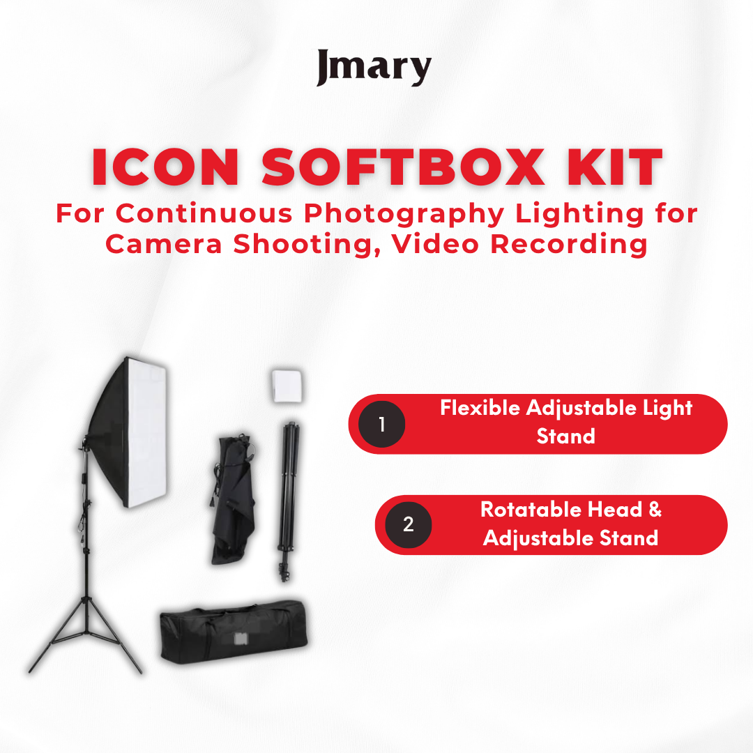 ICON Softbox Kit For Continuous Photography