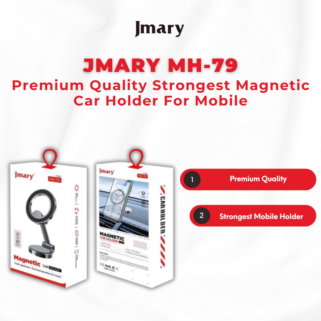 Jmary MH-79 Premium Quality Strongest Magnetic Car Holder For Mobile