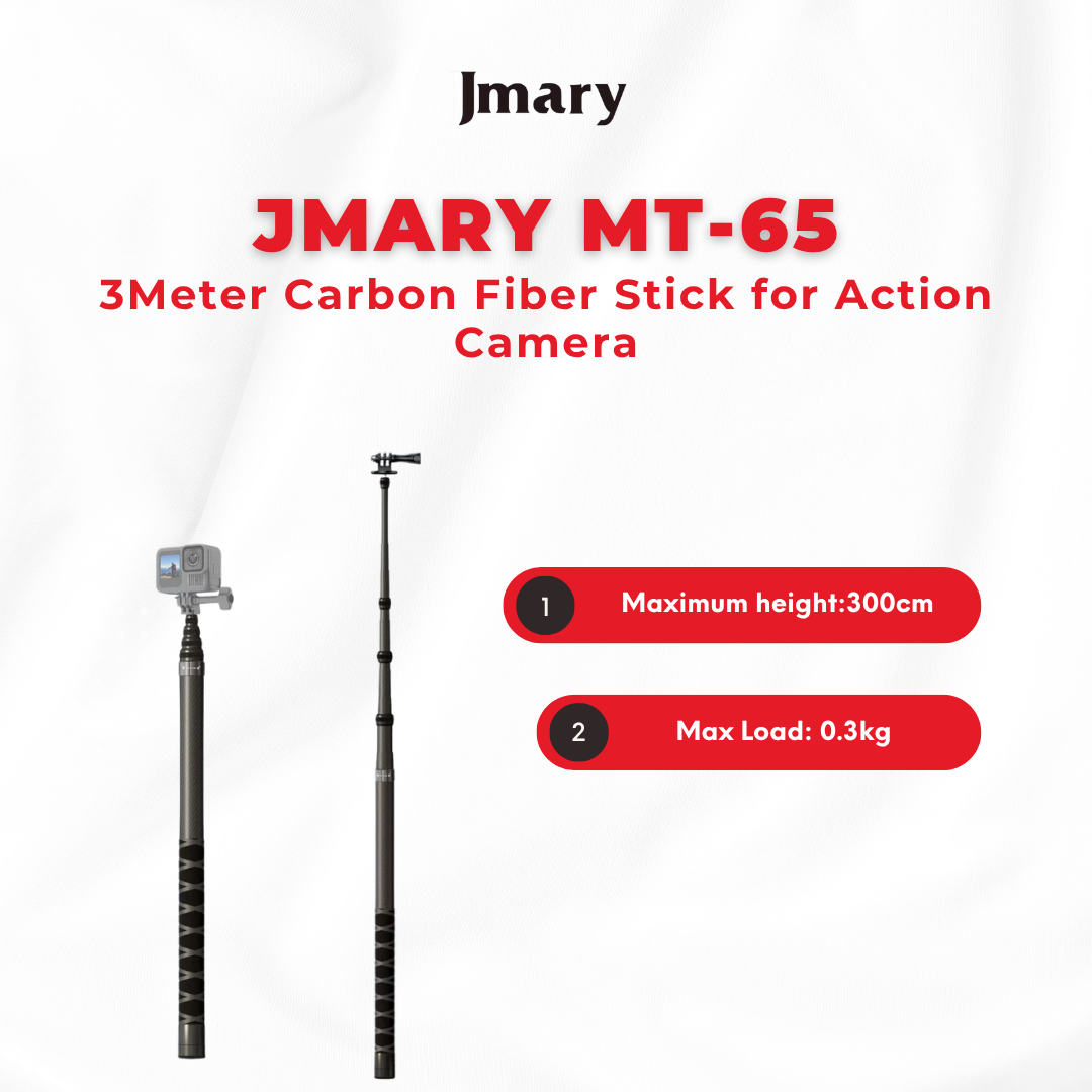 Jmary MT-65 3Meter Carbon Fiber Stick