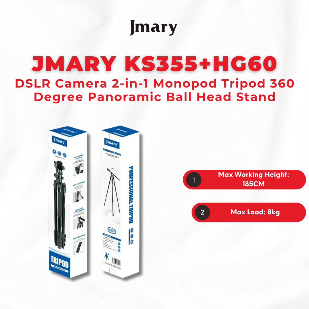 Jmary KS355+HG60 TRIPOD