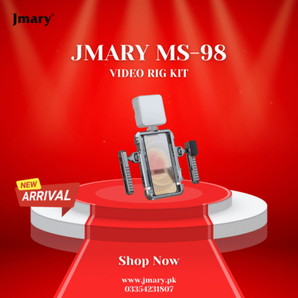 Jmary MS-98 Wireless Remote Control Aluminum Alloy Smartphone Video Stabilizer Frame Cage Kit