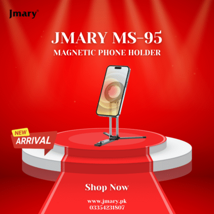 JMARY MS-95 Foldable 180° Rotation Magnetic Phone Stand Portable Desktop Phone Tripod