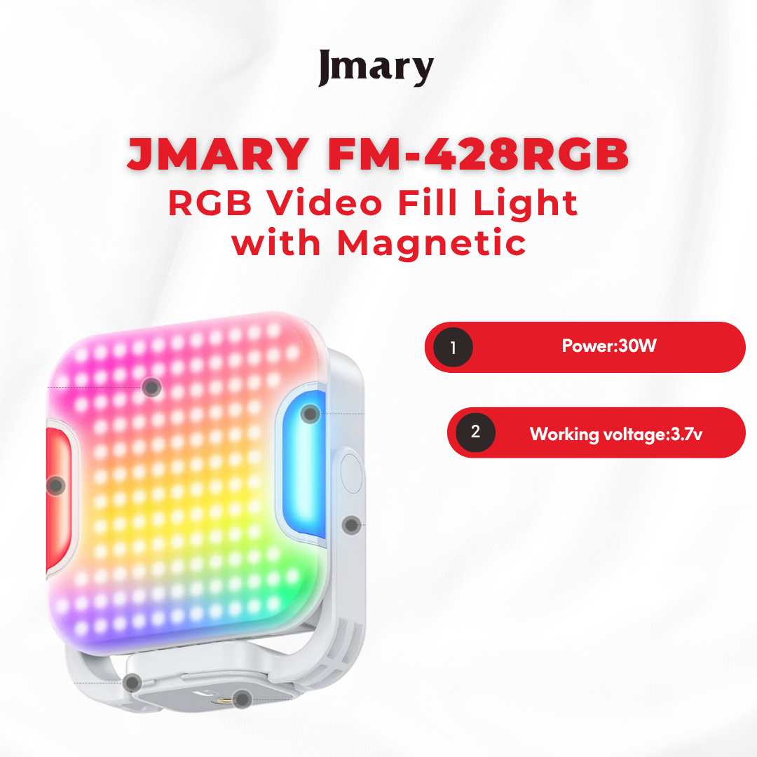 Jmary FM-428r RGB Light