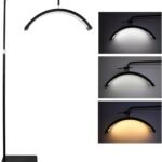 LED HD-M6X Half-Moon Shaped Fill Light 3000K-6000K Dimmable Light for SPA Tattoo Beauty Salon Eyelash Makeup and Dentist | LED Moon Light