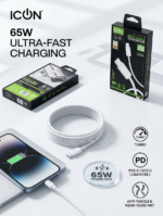 iCON IC90 65W USB-C to USB-C Turbo Data Cable - Image 2