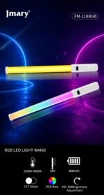 Jmary FM-118RGB Handheld LED Light Wand Stick - Full Color RGB & CCT Mode - Image 5