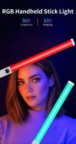 Jmary FM-118RGB Handheld LED Light Wand Stick - Full Color RGB & CCT Mode - Image 4